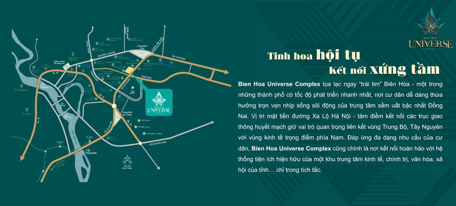 vi tri can ho Biên Hòa Universe Complex