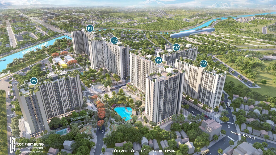 PHỐI CẢNH TỔNG THỂ PICITY HIGH PARK QUẬN 12